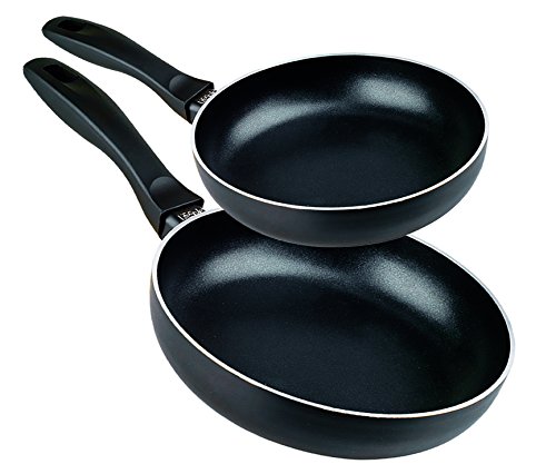 Life Style - Sartén Luxe en Aluminio 3 mm - Recubrimiento Antiadherente Nonstick Plus - Set de 2 Sartenes de 18 y 22 cm