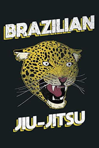 Brazilian Jiu Jitsu Distressed Roaring Leopard Brazilian Premium: Notebook Planner - 6x9 inch Daily Planner Journal, To Do List Notebook, Daily Organizer, 114 Pages