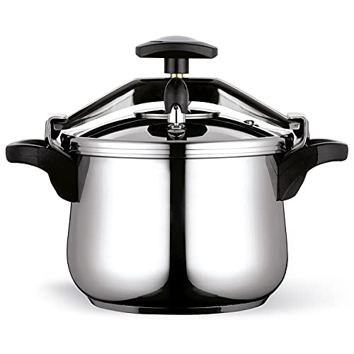FAGOR ® Fagor Clasica olla a presión rápida, 6 L, fabricada en acero Inoxidable 18/10, apta para todo tipo de cocinas, INDUCCION total, fondo termodifusor IMPAKSTEEL, 3 Sistemas de Seguridad, express