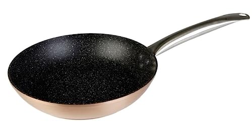 WECOOK! Professional Sartén Aluminio Forjado 22 cm, Inducción, Antiadherente Ecológico sin PFOA, 2,8 mm Espesor, Mango Acero Inox., Color Cobre, Apta Todas las Cocinas, Vitrocerámica, Gas, Horno