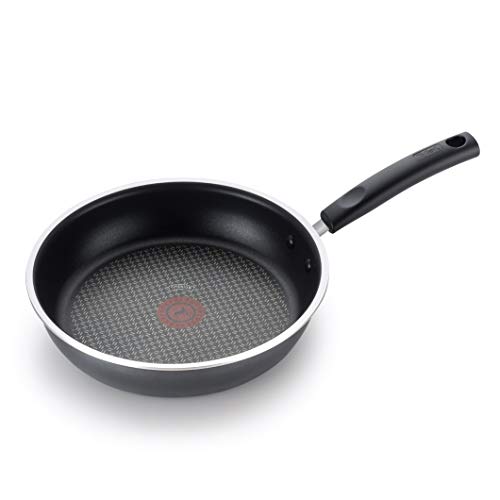T-Fal Firma Signature Titanium Antiadherente de 10.5 Pulgadas. Sartén, Gris, B06105, Aluminio