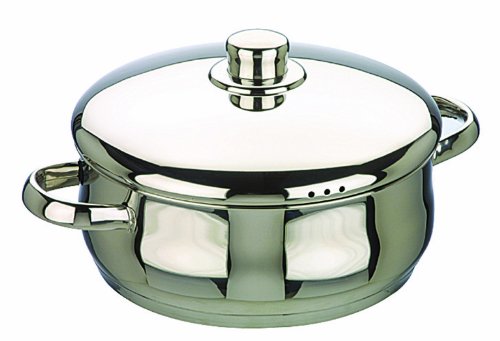 IBILI - Olla con tapa oslo, 24 cms, Acero inoxidable, Apta para induccion