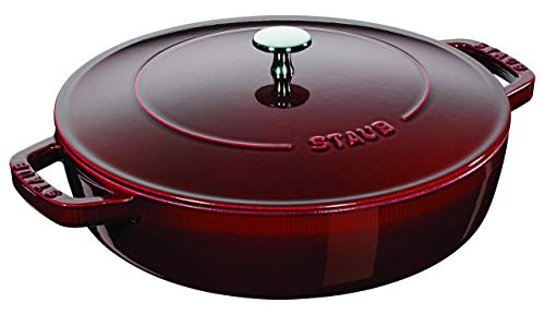 STAUB Rustidera chistera de Hierro Fundido, Granada, 28 cm
