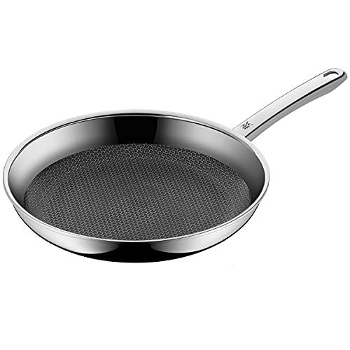 WMF Profi Resist-Sartén 28 cm, Acero Inoxidable cromargan Antiadherente recubierta, Apta para Todo Tipo de cocinas, Material Multicapa, núcleo de Aluminio, Exterior Cromado