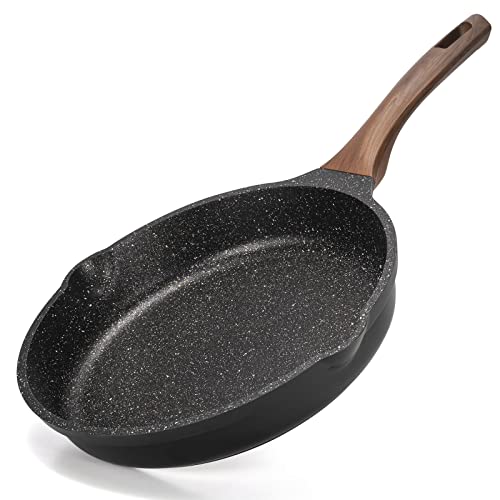 ZUOFENG Sartenes Induccion Antiadherentes, Sartén Antiadherente de 20 CM, Sarten Piedra Aluminio Fundido, Libre de PFOA, Apta para Todo Tipo de Cocina.