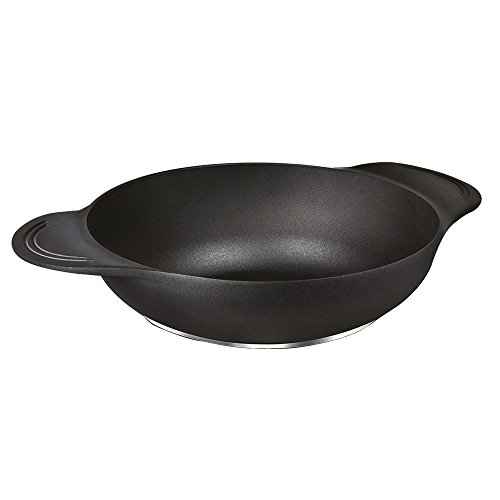 Bialetti 0b8ef032 Sartén Diamante, 32 cm, Acero Inoxidable, Plata, 50 x 40 x 5 cm