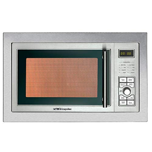 Orbegozo MIG 2325 - Microondas integrable de acero inoxidable, 23 L de capacidad, 9 menús preconfigurados, display digital, temporizador, 900-1000 W