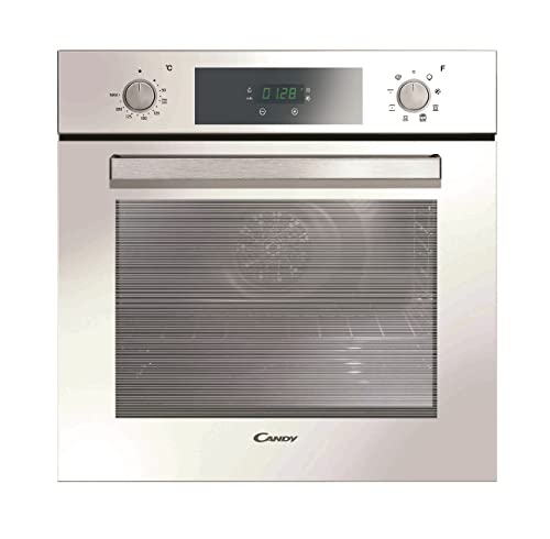 Candy Pop Evo FCP625WXL/E, Horno Multifunción, 70L, Ventilador de Enfriamiento, Limpieza Aqualítica, 8 Funciones, Display táctil y Mandos Push&Pull, Puerta Doble Cristal Desmontable, Clase A, Blanco