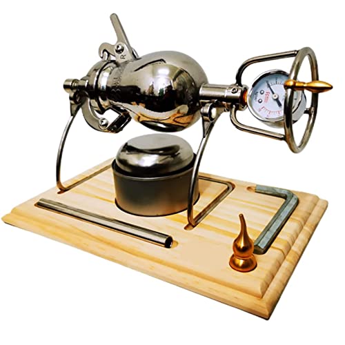 Mini máquina de palomitas de maíz vintage, olla a presión de palomitas de maíz de 230 ml, fabricante de palomitas de maíz de fuego abierto, potenciador lento de calentamiento de palomitas de maíz a ma