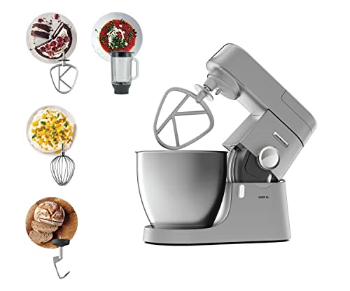 Kenwood Electrodomésticos Kenwood kvl4110s Robot de Cocina, 6,7 L, 1200 W, Plata, 6.7 litros