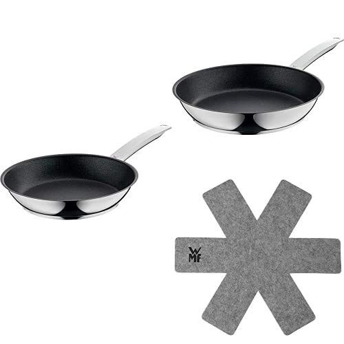 WMF - Permadur Advance-Sartén 24 cm + Sartén 28 cm + Protector para Sartenes