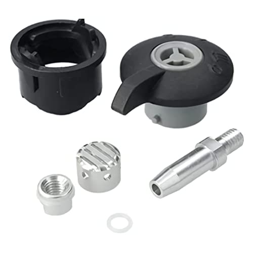 Anakel Home Pack Recambio de Válvula Reguladora de Presión y Cazoleta Referencia 999188 | Compatible para Ollas Express Monix IRapid 4L y 6L | Color Negro