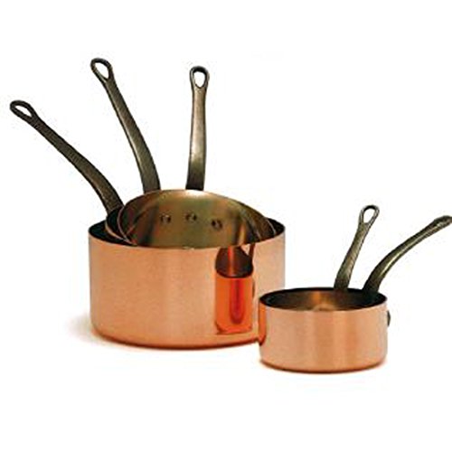 Baumalu 201050 - Cacerola de Cobre(Compatible con Todo Tipo de cocinas Excepto inducción, de 12 a 20 cm)