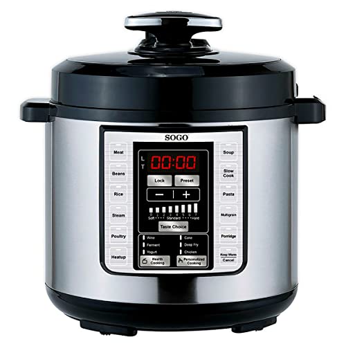 SOGO SS-10790 OLLA MULTIFUNCION 11 MODOS 6L, 1000W