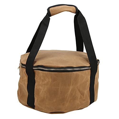 Fishawk Bolsa de Almacenamiento para ollas de Picnic, Bolsa de Almacenamiento para ollas algodón anticolisión para Viajes de Campamento para Personas(Mud Color)