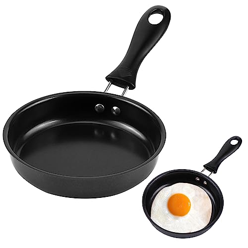 Mini Sartén Antiadherente, Mini Sartén Huevo Para Freír Huevos, Tocino, Lonchas de Jamón, Bistecs, Rollitos de Huevo