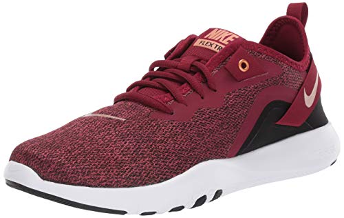 NIKE Flex Trainer 9, Zapatillas de Gimnasia Mujer, Rojo (Team Red/mtlc Copper-Black-White 601), 38.5 EU
