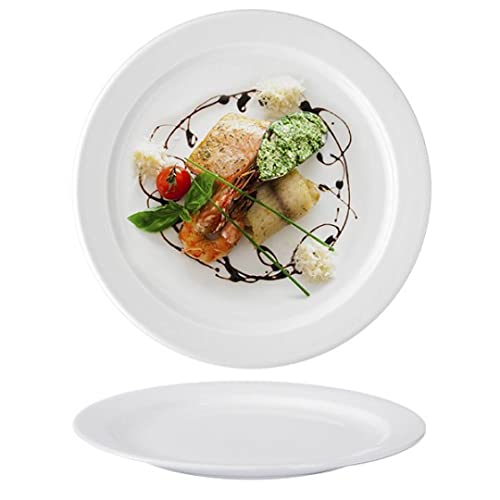 Plato Blanco Habana - Envio 24 Horas - Vajilla Alta Resistencia de porcelana - Alar - Hostelería - Envíado Cosecha Privada (Llano, 24.5)