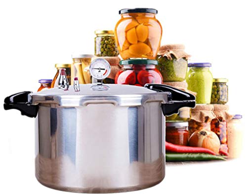 Gran capacidad con cesta de verduras al vapor Olla a presión multifunción,22L litros cocina perfect olla cocina presion A prueba de explosiones-apta para todo tipo de cocinas Classic Olla a presión