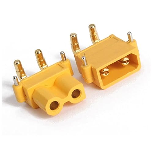 【Partes de juguete de control remoto】 2 0pcs xt30pw Mejorado Xt30 pcb Conector horizontal dedicado 2 enchufes de núcleo adaptador for FPV RC Batería / cargador / controlador - Materiales ambientalment