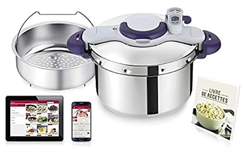 Seb P4624900 Clipso - Olla a presión, acero inoxidable, plata, 4.5L