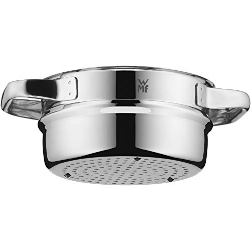 WMF Compact Cuisine vaporera para verduras/tuberculos 24 cm, inserto de vapor para olla, acero inoxidable Cromargan, apto para lavavajillas