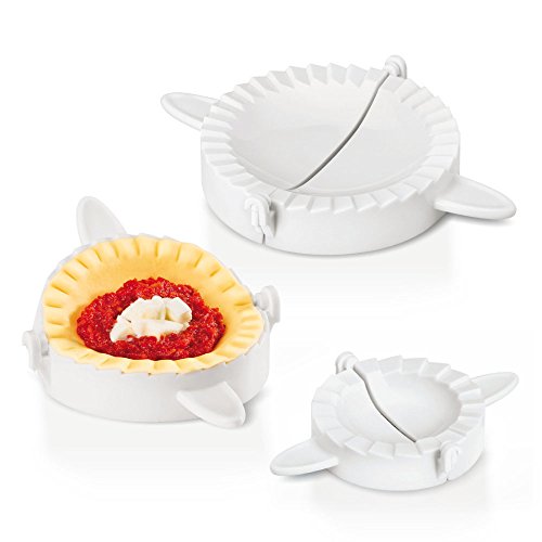 Metaltex Juego 3 MOLDES EMPANADILLAS 'Ravioli', plastico, Blanco, Estandar