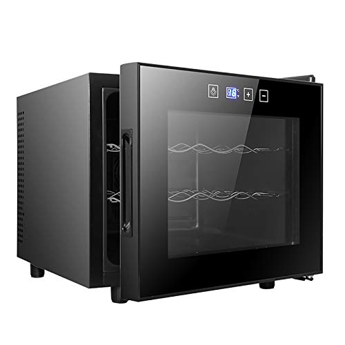 CLING Refrigerador Enfriador Enfriador de encimera Independiente Mini refrigerador Vino Compacto Capacidad para 12 Botellas Control Digital Puerta de Vidrio Enfriada por Aire sin Escarcha Smart Touch