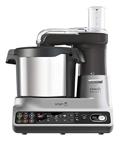 Kenwood CCL455SI 500W 4.5L Negro, Plata - Robot de cocina (4,5 L, Negro, Plata, Corte, 30 - 180 °C, Acero inoxidable, De plástico)