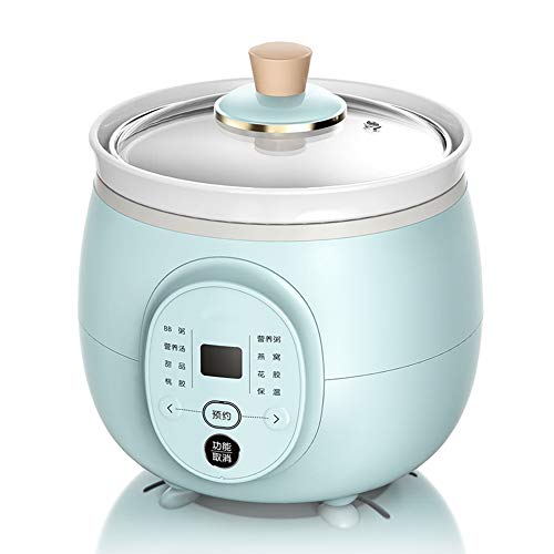 Olla De Cocina, Olla Eléctrica De Cocción Lenta De Cerámica, Olla De Cocción Lenta Multifunción Con Función De Mantener Caliente Y Función De Temporización De Citas Adecuada Ideal