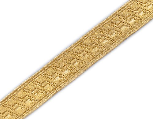 Heritage Trading Uniforme 5 Yardas Vestment Recorte piloto Ejército Galon ½ de Ancho Ribete Braid