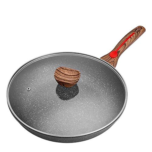 Sartén Sartén Antiadherente de inducción 20cm/24cm/28cm/30cm Sartén para Tortilla de Aluminio Forjado Capa Antiadherente Maifanshi y Asas Resistentes al Calor para cocinas de inducción