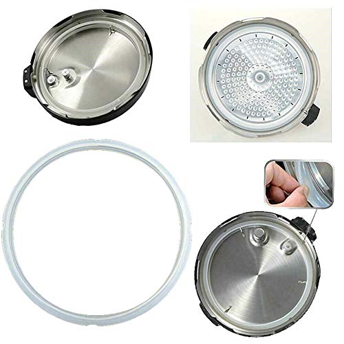 Anillo de sellado de silicona para olla a presión Reemplazo de olla Anillo de sellado transparente de goma para olla a presión eléctrica Junta Accesorios de cocina Herramientas de repuesto