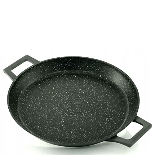 Cheffinger Paellera de 40 cm | Paellera de inducción | Sartén Paella incluye guantes | Sartén para servir
