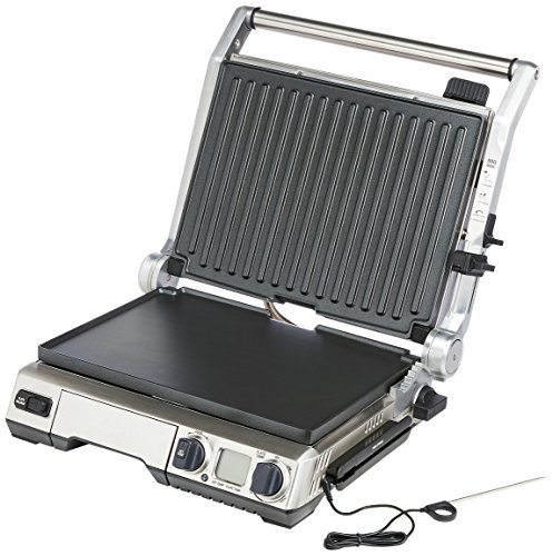 Sage Appliances The Smart Grill Pro Parilla, 2400 W, Acero Inoxidable Cepillado