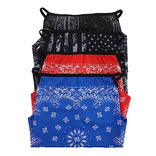 ABOOFAN 16 Piezas Ciclismo Toalla De Cara Cubierta De Cara De Verano Pesca Esquí Bufanda De Cuello Turbante De Seda Protección UV Máscara Facial Máscara Facial Para Hombres Velo Velo