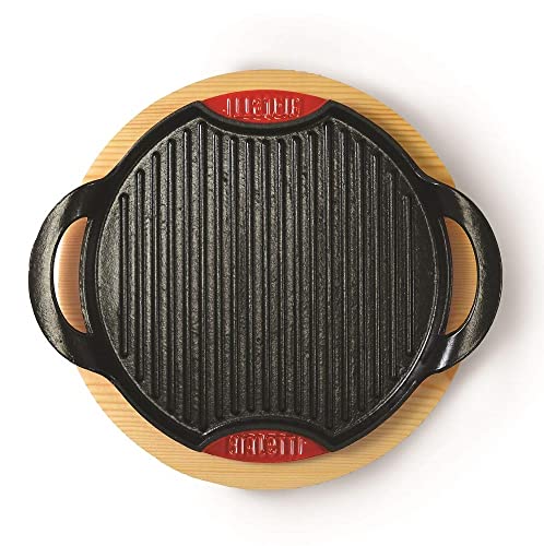 Bialetti Universal Sartén para Parrilla Ghisa, Aluminio, Plateado, 28 cm, 2
