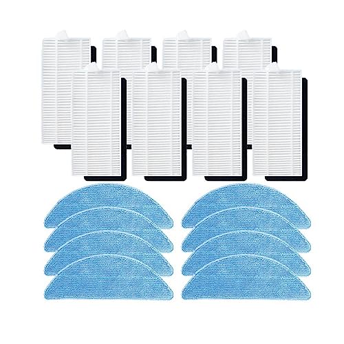 Filtro Hepa, Paño De Mopa, Compatible con Cecotec Conga Eternal MAX Pet X-Treme/Ultimate/Titanium/Vital Robot Aspiradora Repuestos Repuesto