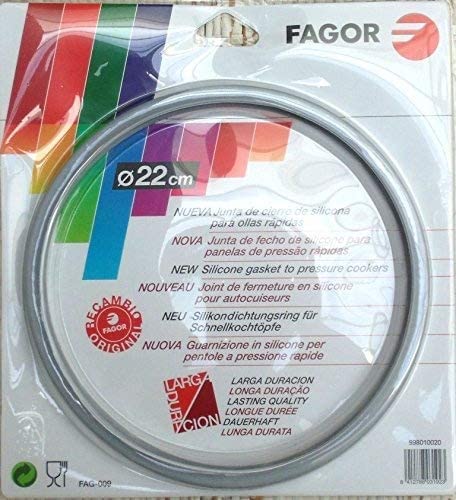 Servimenaje - Goma para Ollas a Presión Fagor - Junta De Silicona -22cm de Diámetro