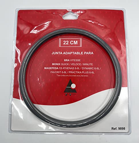 ELECTROTODO reemplazo de junta olla 22 cm. Bra Monix Magefesa (posterior a 2012)