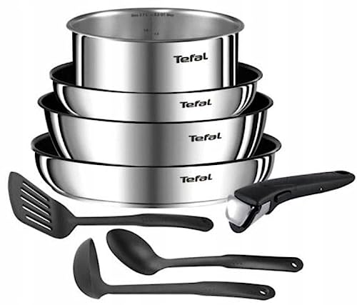 Juego de sartenes TEFAL INGENIO. Conjunto apilable en poco espacio. Especial Autocaravanas.