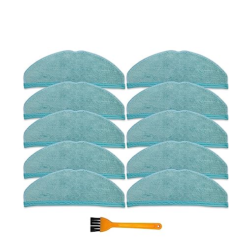 MUPECO Paño De Mopa, Compatible con Cecotec Conga 8090 Ultra / 9090 AI Robot Aspirador Reemplazo De Repuestos (Color : Set A)