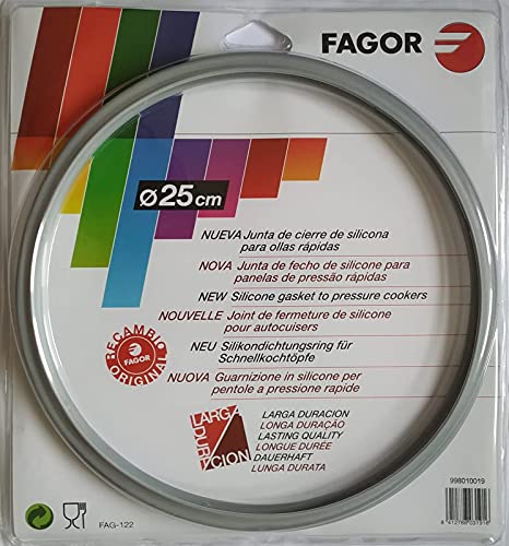 ALGOMAS® Junta de olla rápida FAGOR 25cm de diámetro interior y 27cm exterior