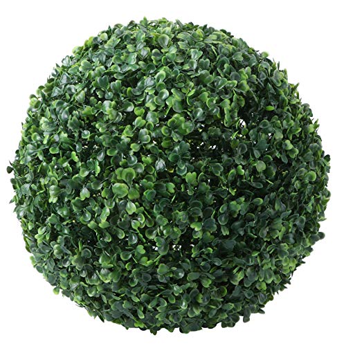 VALICLUD Césped Artificial para Exterior Bola de Topiario de Artificiales de 14 Pulgadas Bolas Decorativas de Boj de Imitación para Patio Trasero Jardín Y Decoración Wedding Decoration