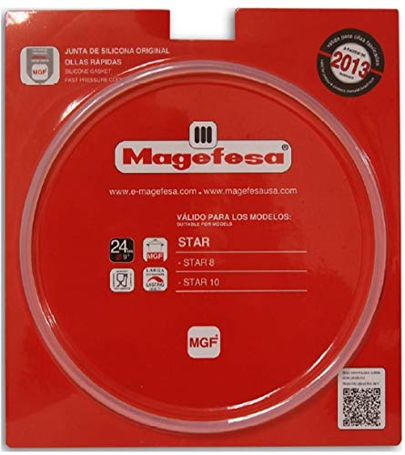 Junta de silicona para MAGEFESA - ALUSTAR, STAR, CASTELL, INOXTAR, STAR PLIÉ - 24cm, original del fabricante.