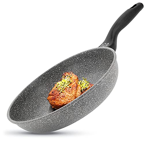 Oursson Sartén de Induccion | Sartenes Aluminio Fundido, Sarten antiadherentes con Mango | Sarten 28cm Ø | Sartenes Vitroceramica, Sarten Ceramica Antiadherente Inducción para Todo tipo de Cocinas