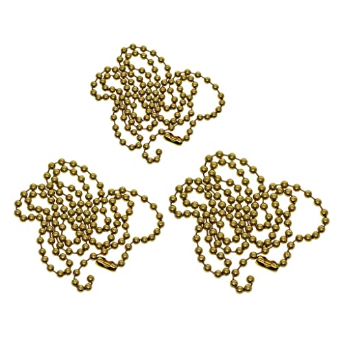 Qianly 3X Cadena Accesorios de Joyería Cadena Eslabón para Colgantes