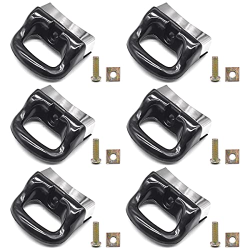 Tianher Mango de Olla a Presión, 6 Piezas Mango Lateral de la Olla Metal Baquelita Grip Asa Desmontable Manija Repuestos Tapa Maceta Aluminio para Olla Accesorios a Presión Cocina.