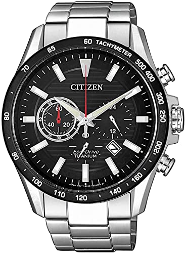 Citizen Reloj Cronógrafo para Hombres de Cuarzo con Correa en Titanio CA4444-82E